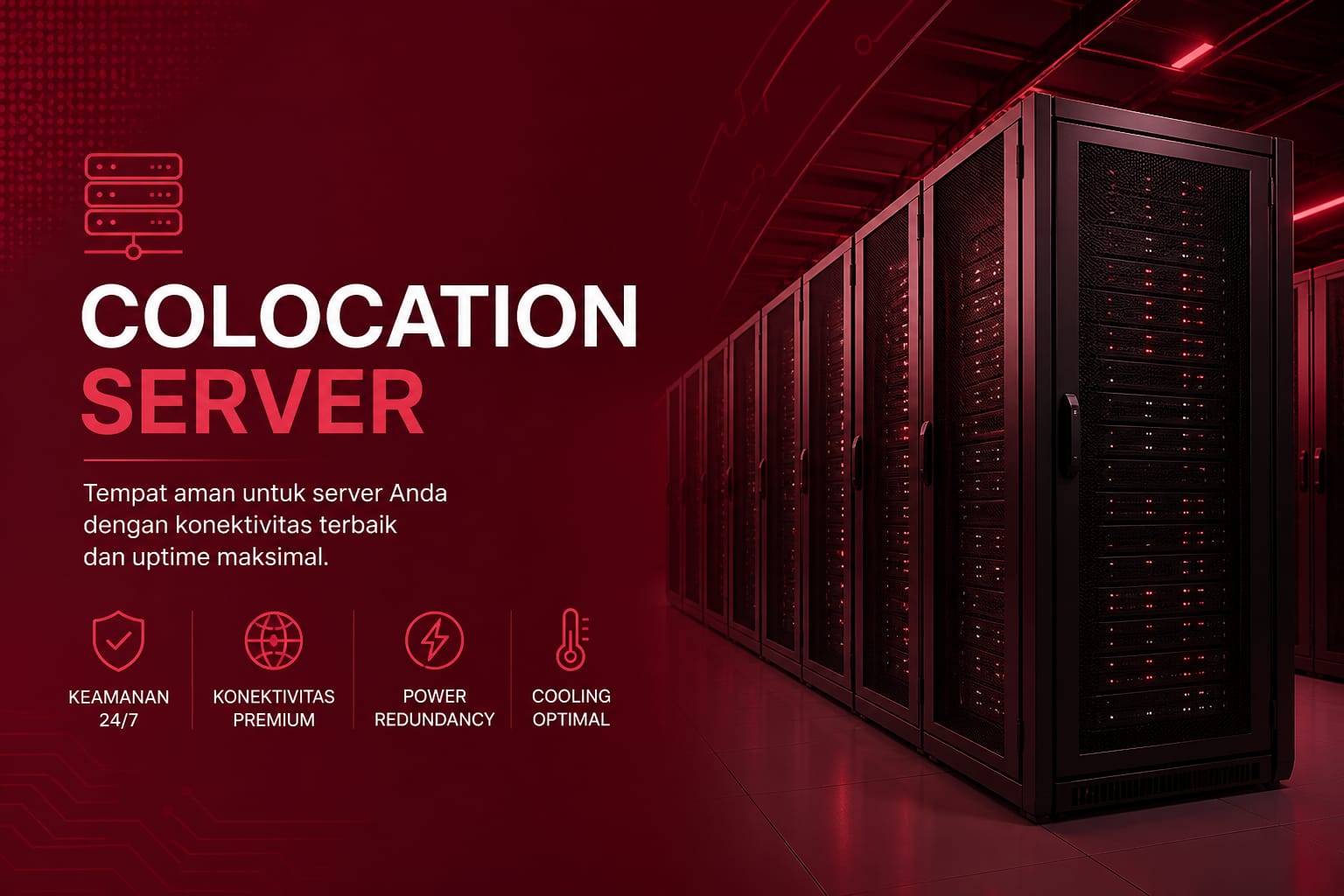 Banner layanan colocation server PENOL.NET